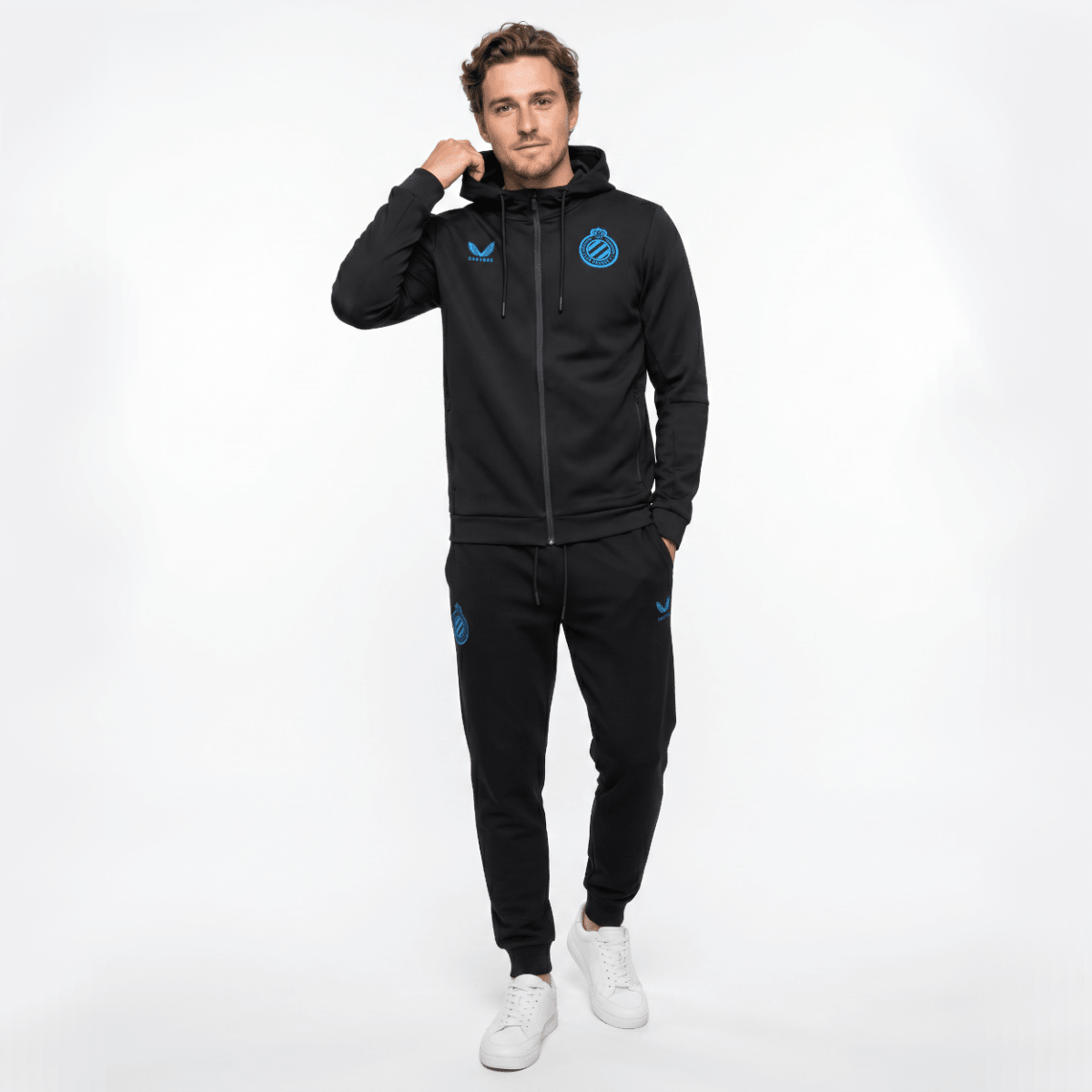 Travel Hooded Jacket Zwart 26/27 - Club Brugge Shop