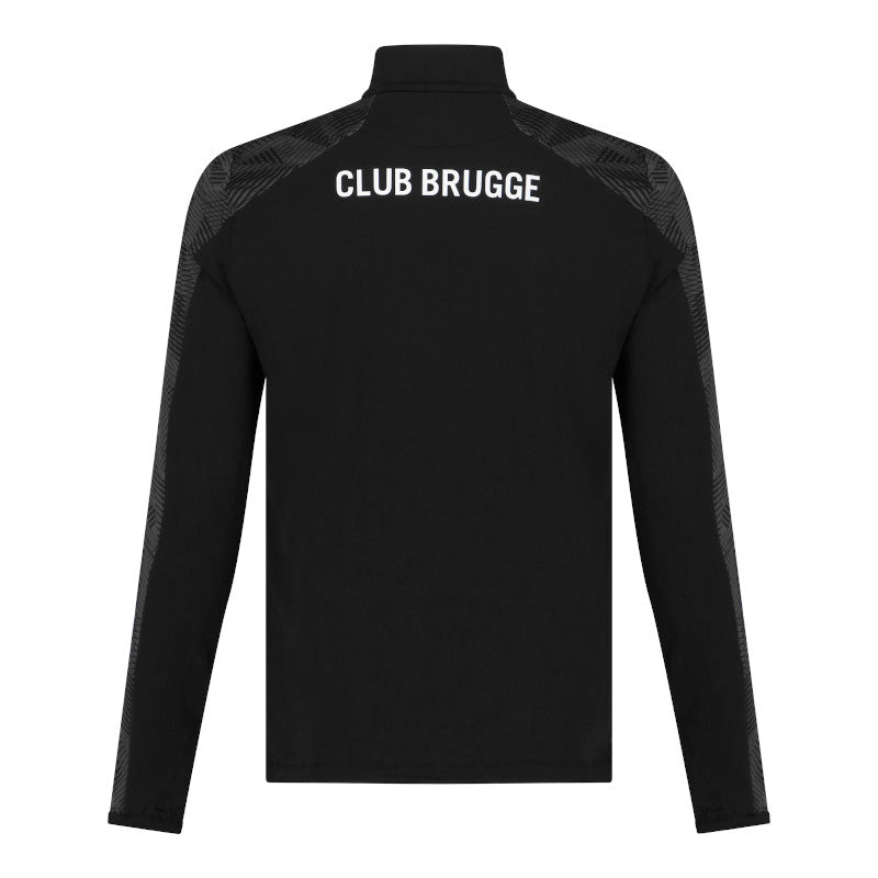 Warm-Up Sweater Zip Zwart Volw. 23/24 - Club Brugge Shop