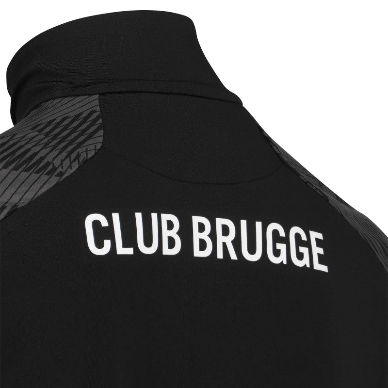 Warm-Up Sweater Zip Zwart Volw. 23/24 - Club Brugge Shop