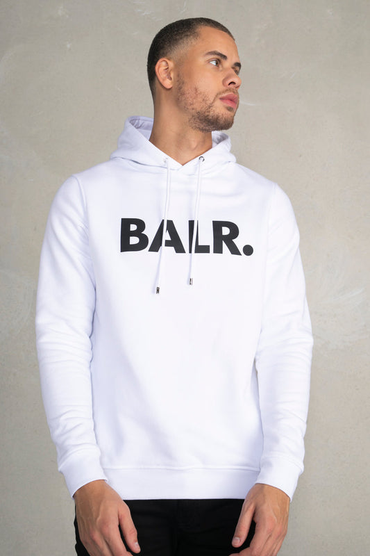 BALR. Brand Straight Hoodie - wit
